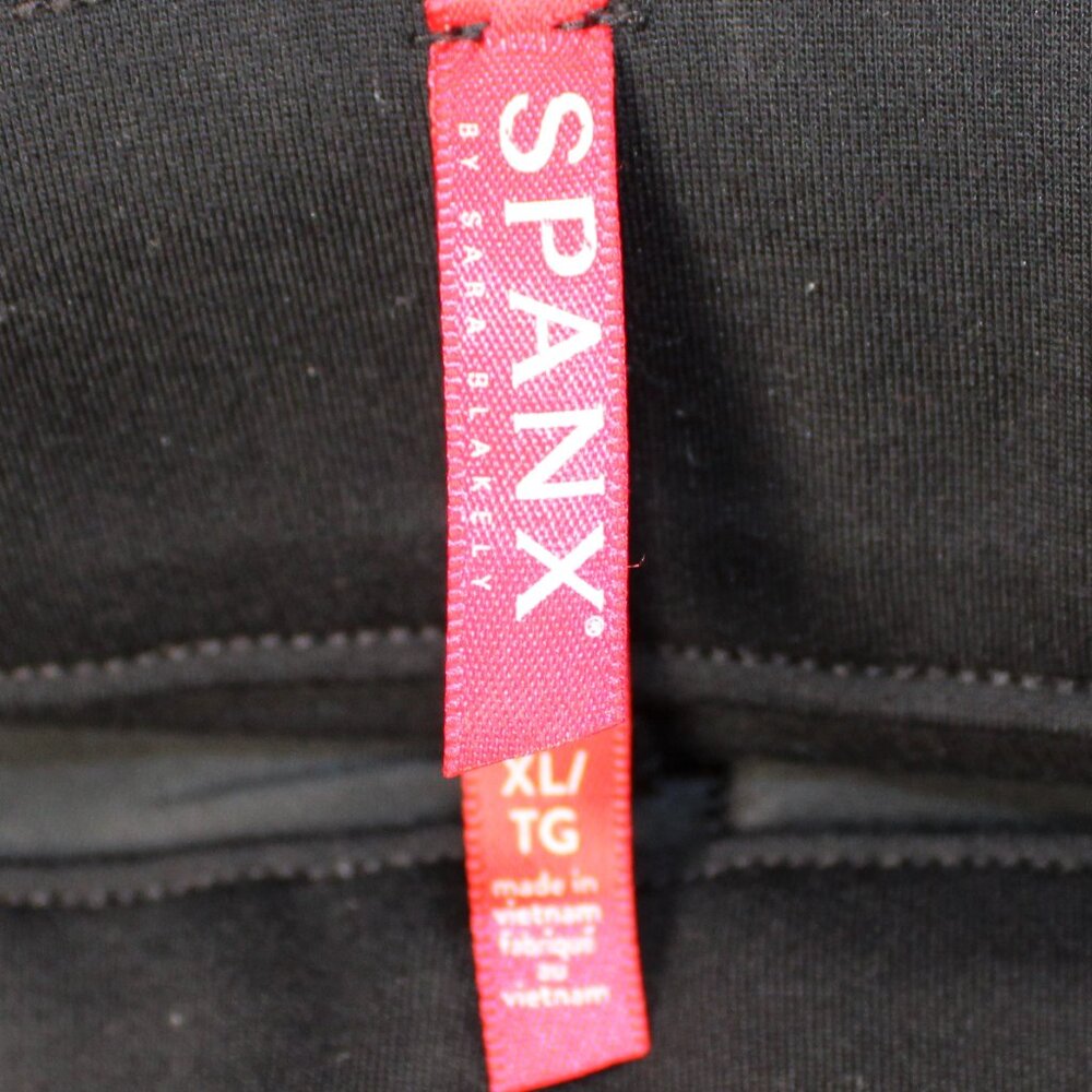 Women's Spanx Ankle Length Black Athletic Stretch Pants Size XL - Picture 12 of 16
